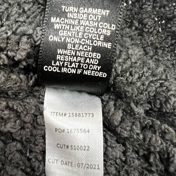 Torrid Love Sweater Womens 2X Gray Nubby Texture Embroidered Drop Shoulder Cozy - Picture 8 of 11